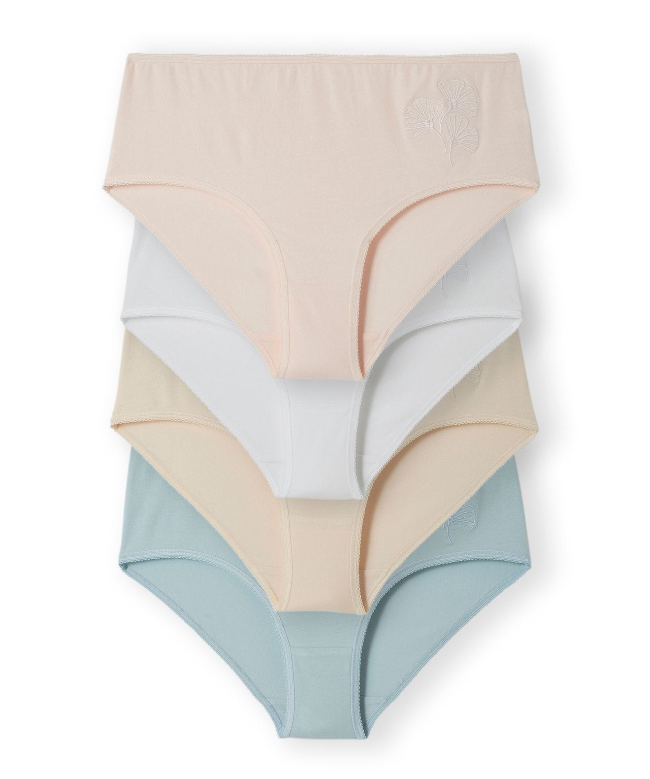 Lot de 4 culottes maxi broderie fantaisie Culotte Damart