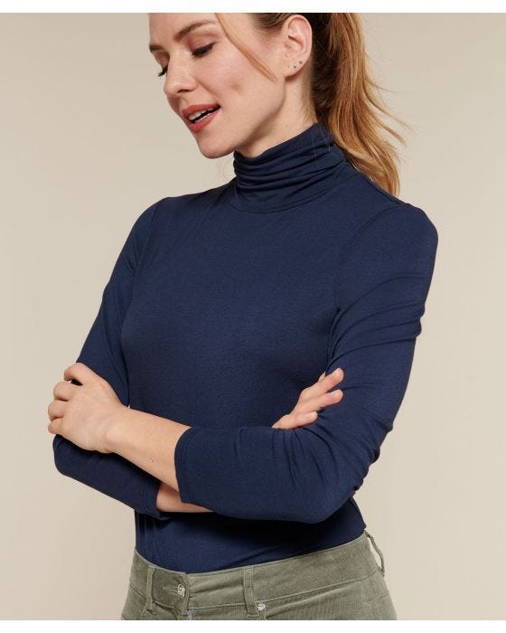 Sous pull maille col roulé - T Shirt 