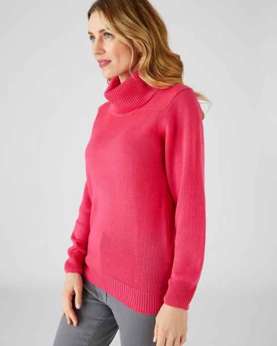 Pull col deals polo femme damart