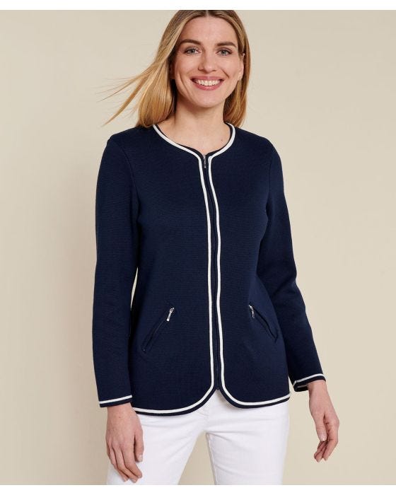 gilet zippé femme damart