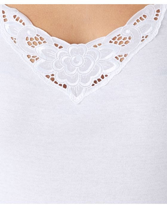 Caraco Essential pur coton peigné T shirt de dessous - Main Image