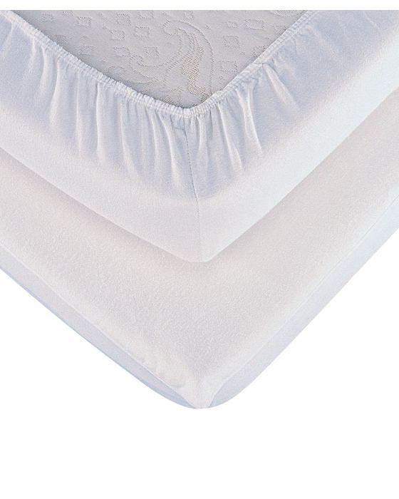 Lot de 2 Protège Oreillers 65 X 65 Coton Molletonné - HOMEROKK