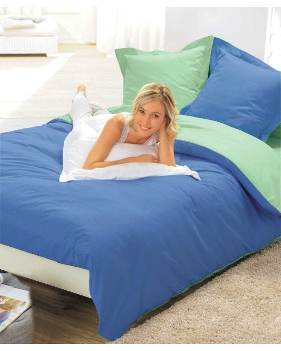 Housse de couette zippée polycoton Eclair - Damart.fr