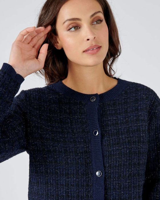 Cardigan tweed femme online