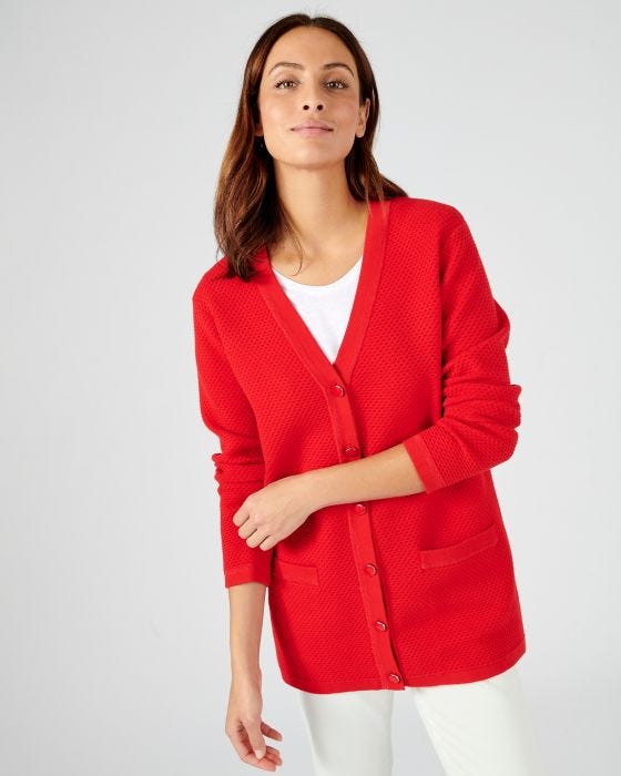 gilet col cheminée femme