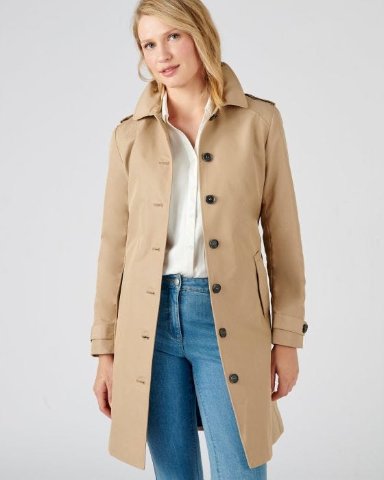 Trench ceinturé Trench/Impermeable - Main Image