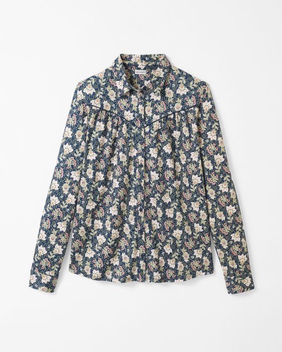 Chemisier maille chaude fibres recyclées Chemisier