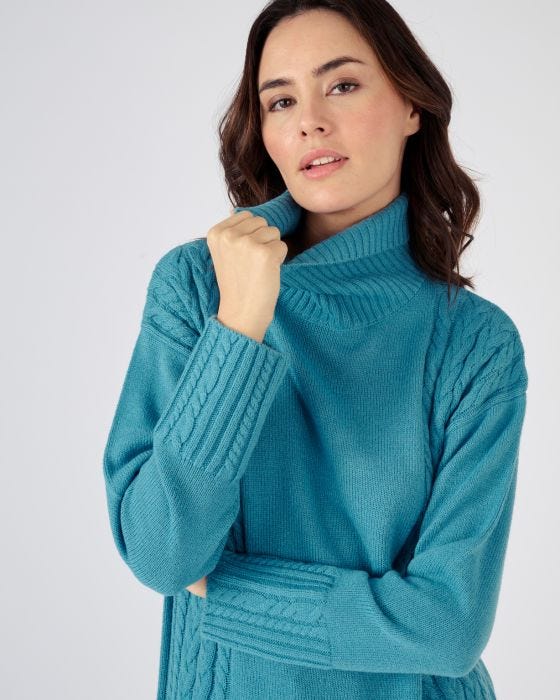 Pull col roulé femme damart online