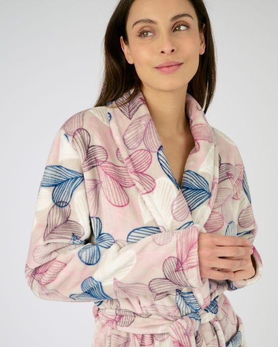 Robe de chambre maille douce et chaude imprim e Thermolactyl