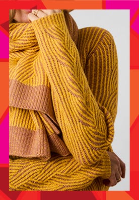 le pull maille perlée