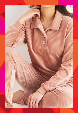 Le pyjama velours côtelé