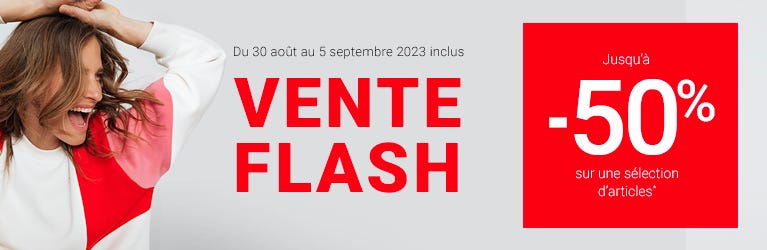 Vente hot sale flash vetement