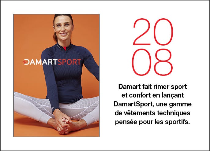 2008 : Damart lance DamartSport